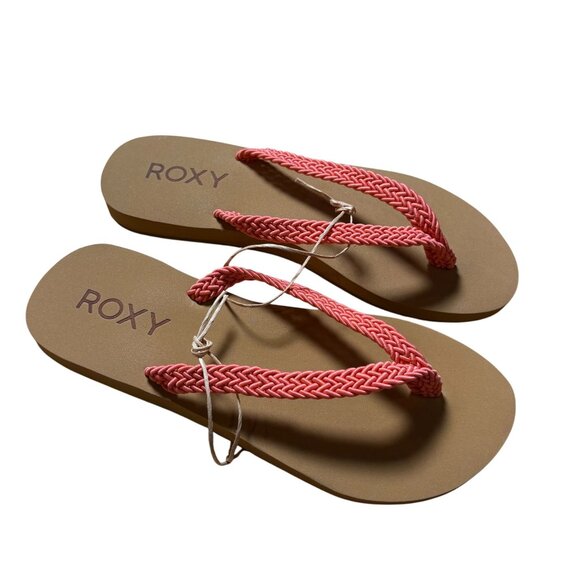 Roxy Malia II Sandals Coral Size 6 NEW - Picture 1 of 6